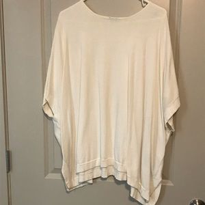 Off white poncho light weight